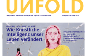 UNFOLD, das Magazin für Medientechnologie und Digitale Transformation aus Babelsberg.